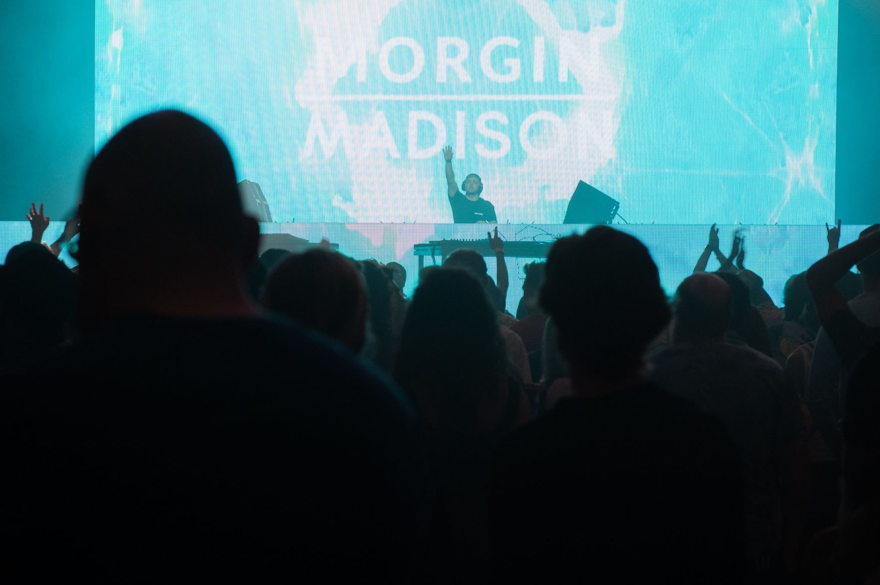Deadmau5 performs at the Factory's grand opening
